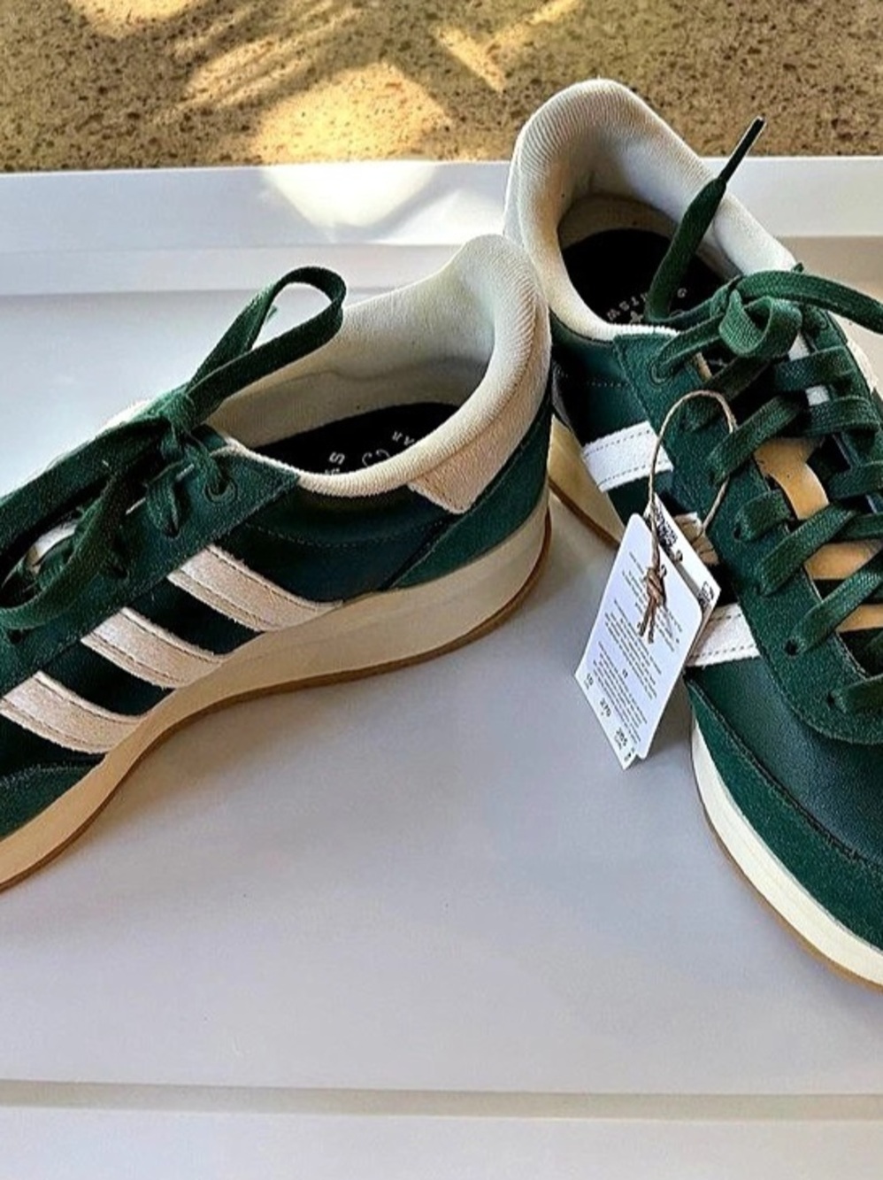 adidas R71 70s 2.0 Green & White Sneakers US 10 - NWT